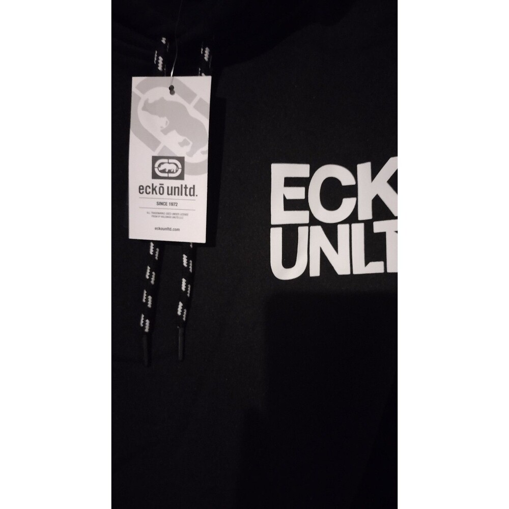Ecko Unltd Hoodie Men's Large Black NEW with TAGS - Picture 9 of 10